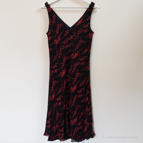 Jones New York V-Neck Sleeveless Dress – 90s Style – US 10 - Picture 2 of 12